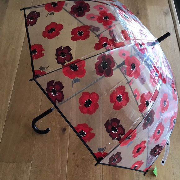 Rarekate Spade Poppy Umbrella Nwt